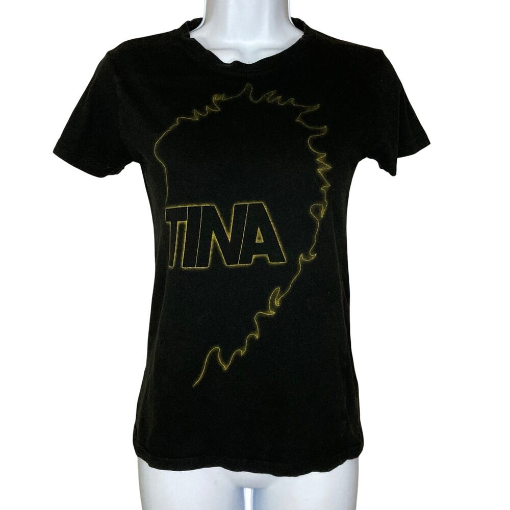 Tina Turner Black Graphic T Shirt Size Small 2008 Tour Merchandise Live Nation
